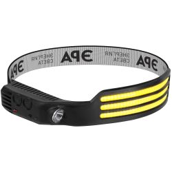 Фонарь налобный светодиодный ЭРА GA-808 Кибер-3 аккумуляторный 5 Вт COB + 3 Вт LED сенсорное управление 5 режимов | Налобные фонари