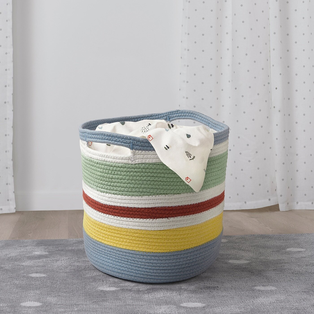 IKEA STRANDSKATA  (ИКЕА СТРАНДСКАТА)  -  Сумка, клетка/мультиколор, 20 см