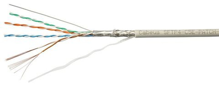 Кабель витая пара Cabeus SFTP-4P-Cat.5e-PATCH-GY
