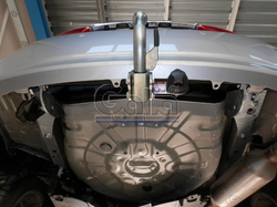 Оцинкованный фаркоп на Toyota Corolla седан E170 2013-2019 (без электрики), Galia T064C