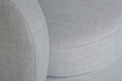 Кресло вращающееся Garda Decor Napoli Ber90 светло-серое