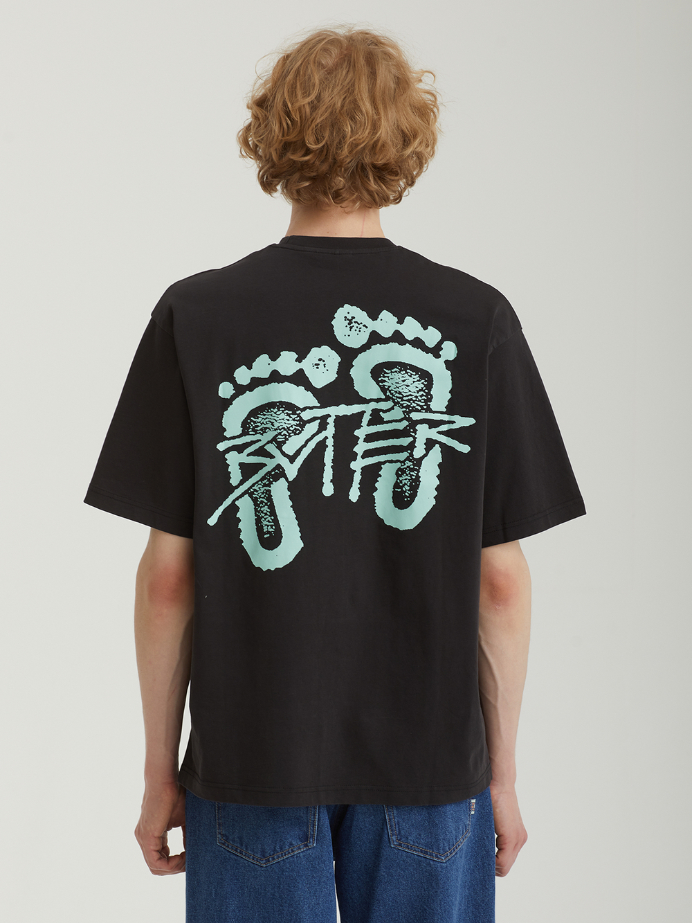 Мужская Футболка Footprints