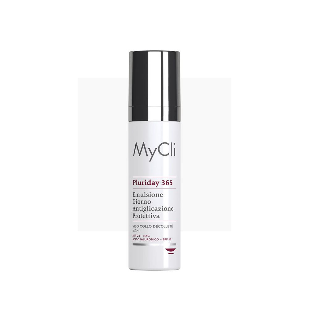 MyCli  LIFTABLE Pluriday 365 Anti-glycation Protective Day Emulsion 50ml / Защитная эмульсия для лица, шеи и зоны декольте 50 мл