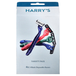 Harry's, одноразовые бритвенные станки с 3 лезвиями, ассорти из 4 шт.