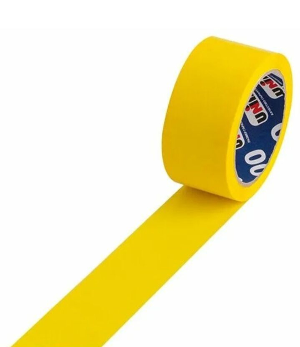 Лента скотч Unibob жёлтая 48мм 24м 45мкм