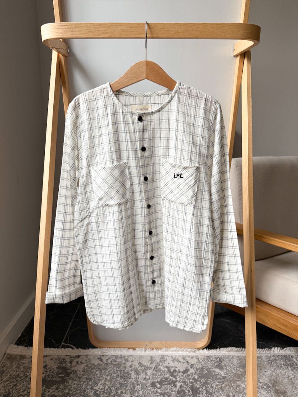 Новая хлопковая рубашка Louis Louise, 140