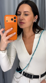 Кафф серебро