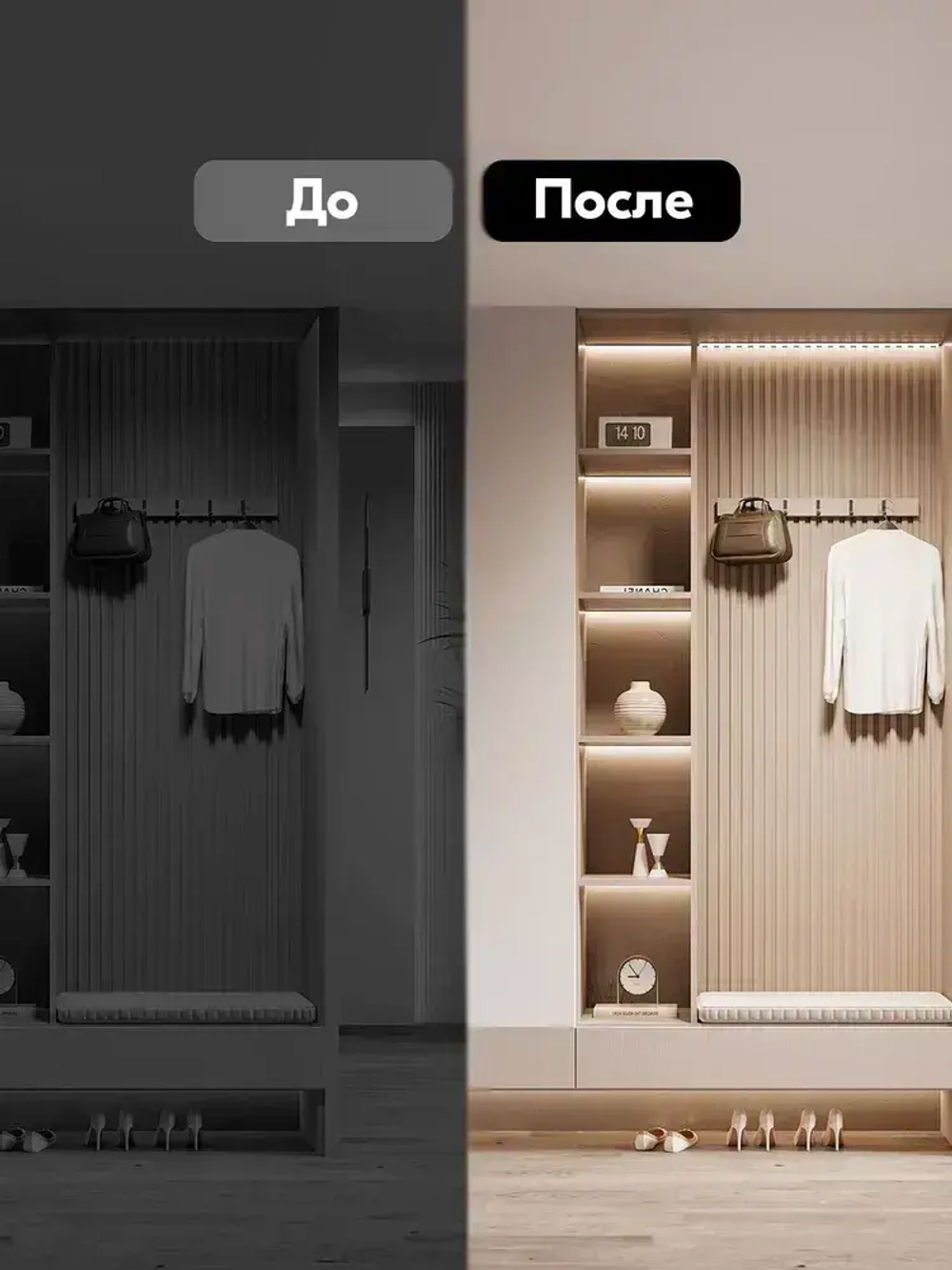 Светодиодная лента 3 метра c USB разъемом SMD 2835 (60 LED/M) 5V DС- цвет белый