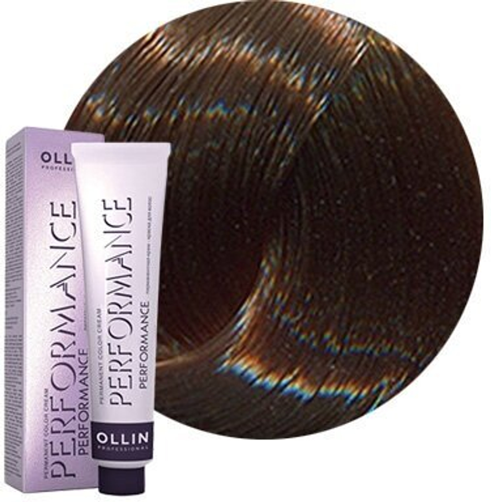 OLLIN PERFORMANCE 7/71 русый коричнево-пепельный 60мл Перманентная крем-краска для волос