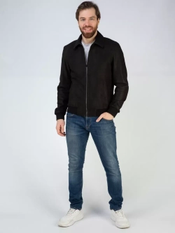 Кожаная куртка демисезонная замша