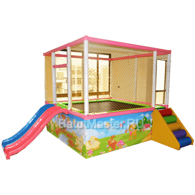 Мини батутная арена "Компактный отдых" 2,5x2,5x1,5 м