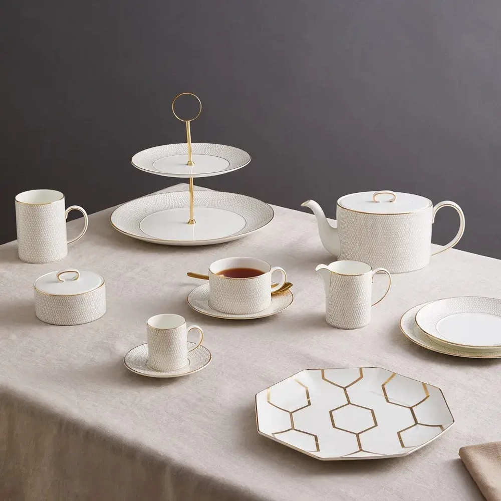 Wedgwood Сахарница и сливочник Gio Gold