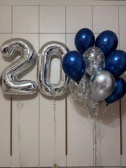 Индиго, набор шаров