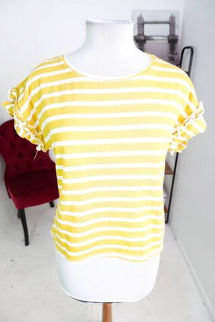 Футболка Inextenso в крупную полоску, маркировка М, визуально 46 размер