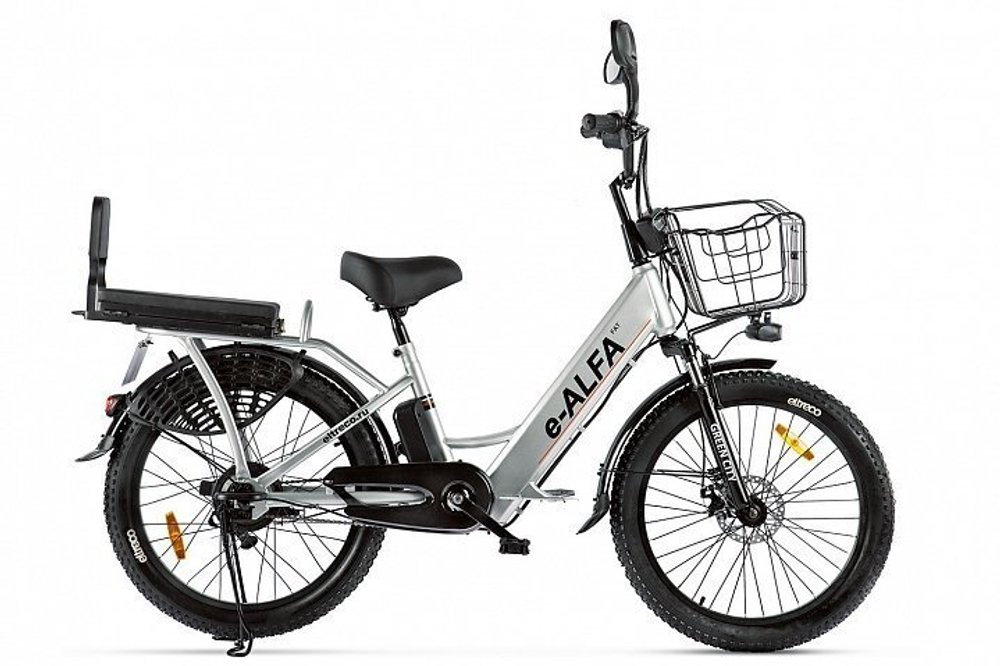 Велогибрид GREEN CITY e-ALFA Fat