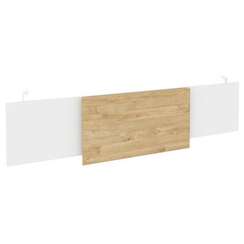 Onix Direct Царга стола руководителя O.M-CSR-6 Белый Бриллиант/Тиквуд Светлый/Металл Белый 1740*450*