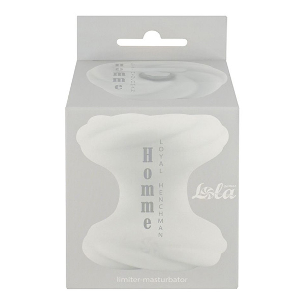 Белый мастурбатор-стоппер 8см Lola Games Homme Loyal Henchman 7010-02lola