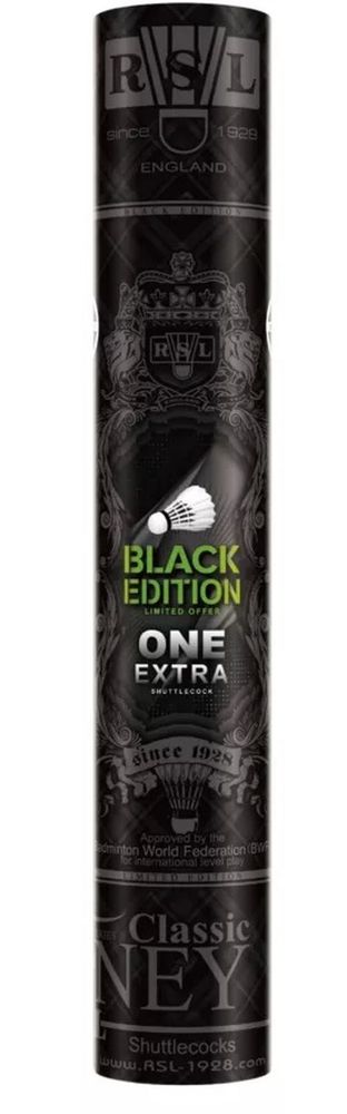 Бадминтонные воланы RSL Classic Tourney Black Edition 12P + 1P Extra