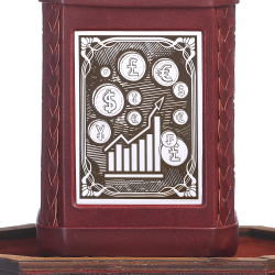 Графин «Брокеру-1» с накладкой покрытой никелем