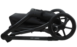 Детская коляска Roan Bass Next 2.0 3 в 1 с автокреслом Tutis Elo Lux EduSky Black BSN/40/2 Caviar Black/Black/руч.Black