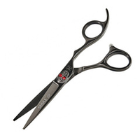 Ножницы парикмахерские 5.5" с титановым покрытием Katachi Skull Black K20555BL