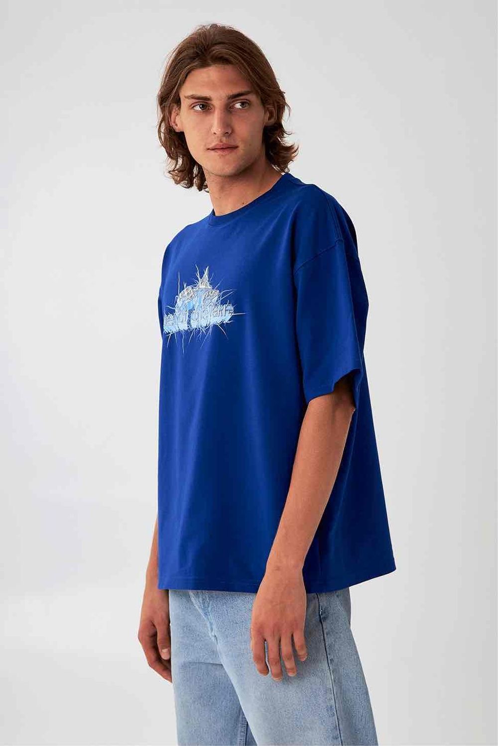 Футболка HELGI INGVARR Боровички Синяя