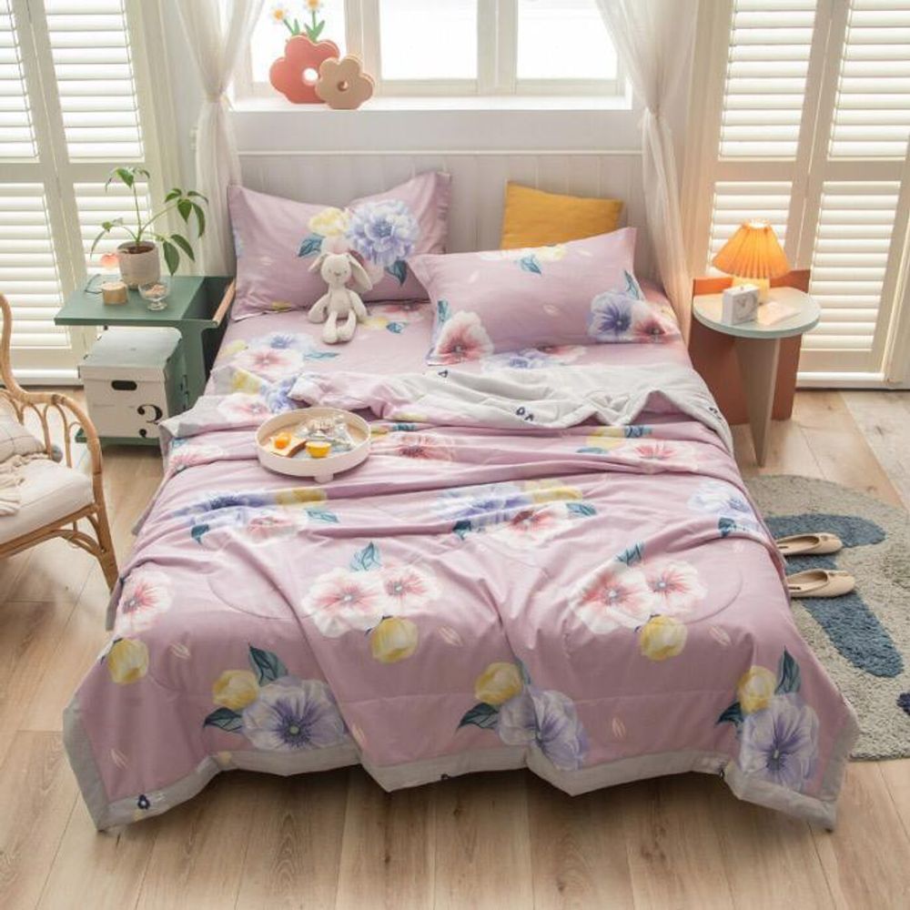 ZEPHYR HOME КПБ Двуспалка Евро (с одеялом) фиолетовый