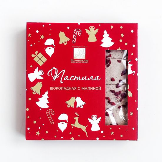 Пастила шоколадная с малиной, 150 гр