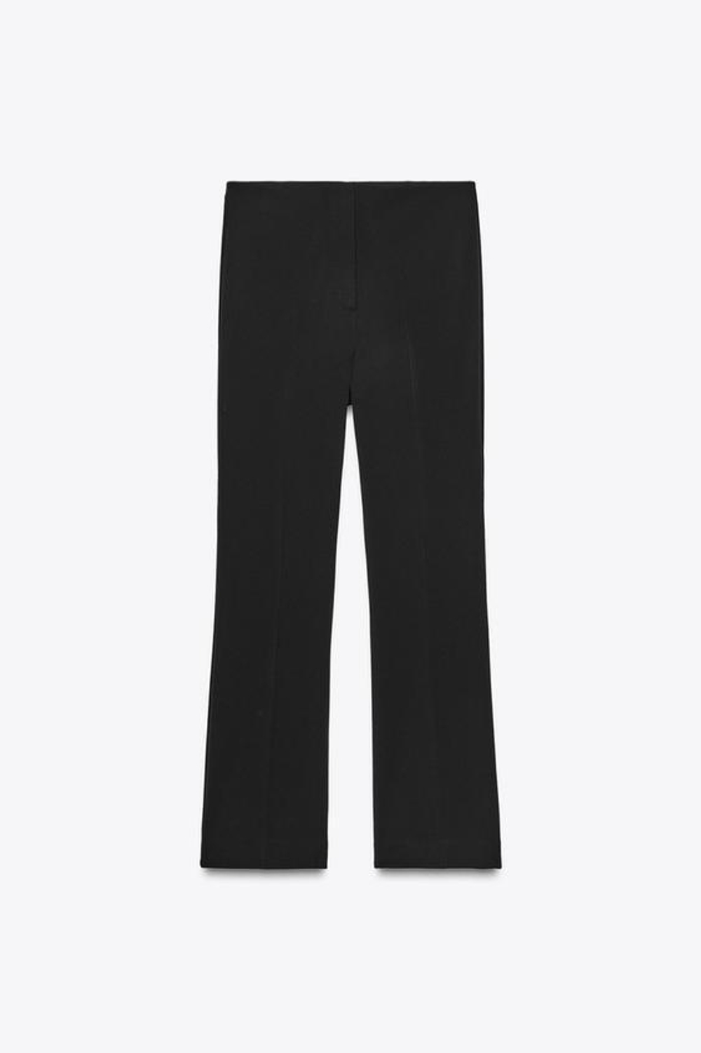 ZARA БРЮКИ MINI FLARE, ЧЕРНЫЙ