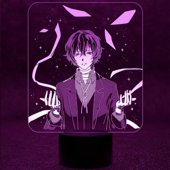 3D лампа Великий из Бродячих псов. Осаму Дадзай