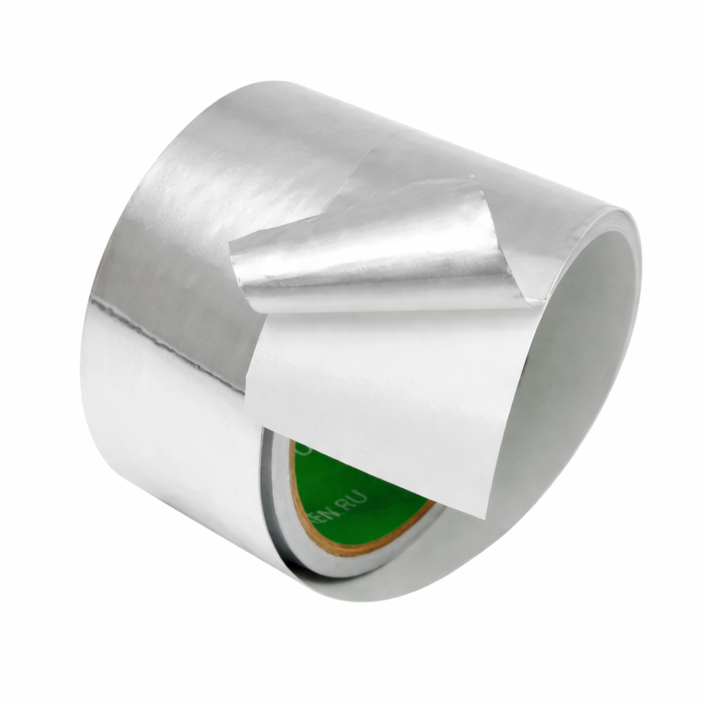 Скотч металлизированный 50мм25м Мегаспан