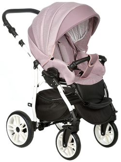 Детская коляска Indigo Indigo New 3 в 1 In04 темная пудра