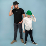 Шляпа Котелок, фетр, Зеленый, 56-58 разм.