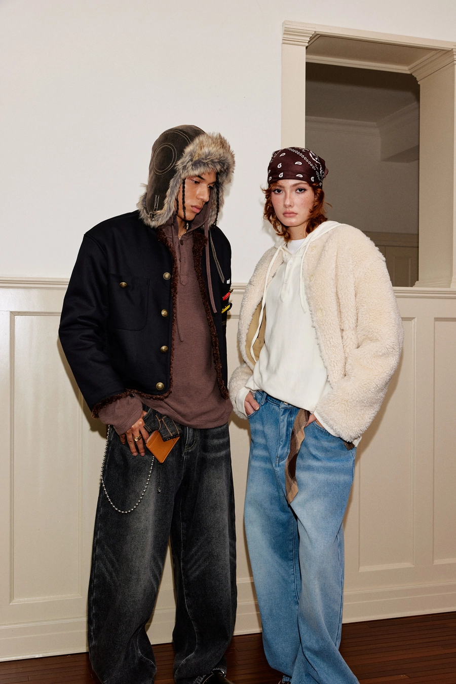 Двусторонняя куртка DONSMOKE Double Sided Sherpa Jacket