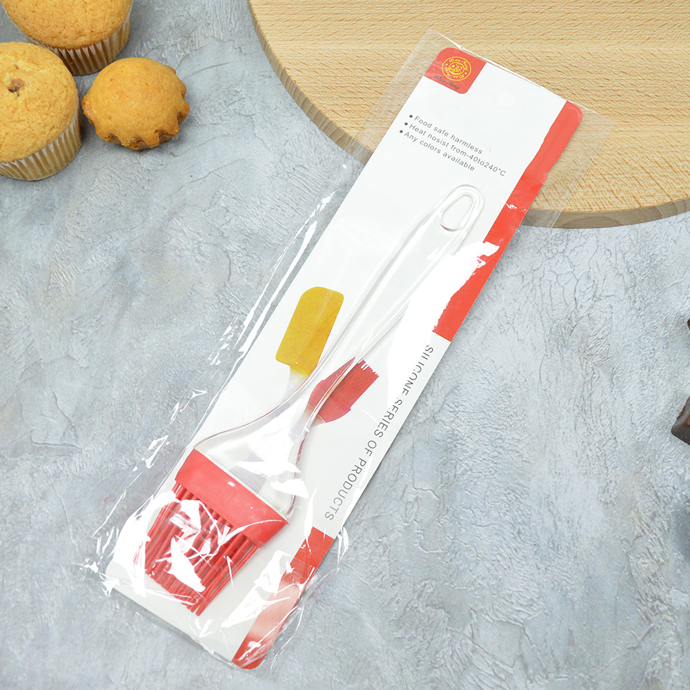 Кисточка силиконовая с акриловой ручкой, 20.5*4.9см, NNATA189