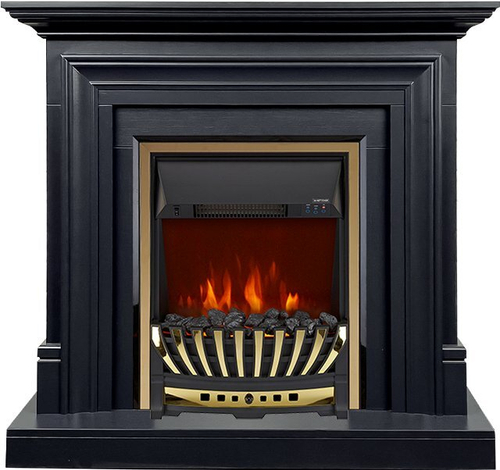 Каминокомплект Bradford - Серый графит с очагом Aspen Gold