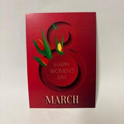 Açıqca \ Открытки \ Postcard 8 Mart 1