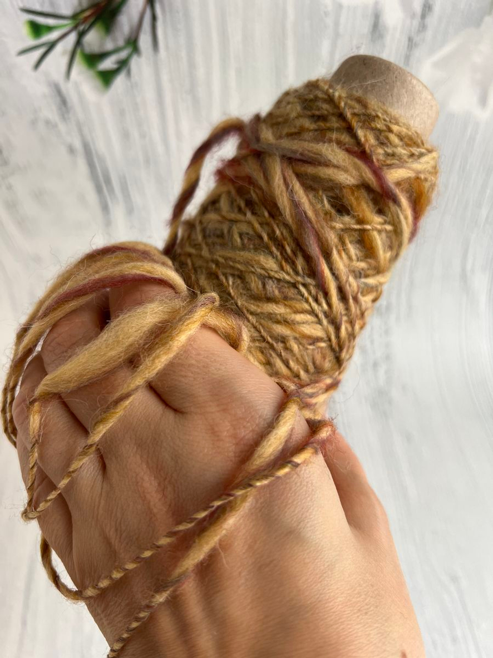 Трикотажная пряжа для вязания MORELINO толстая шишибрики