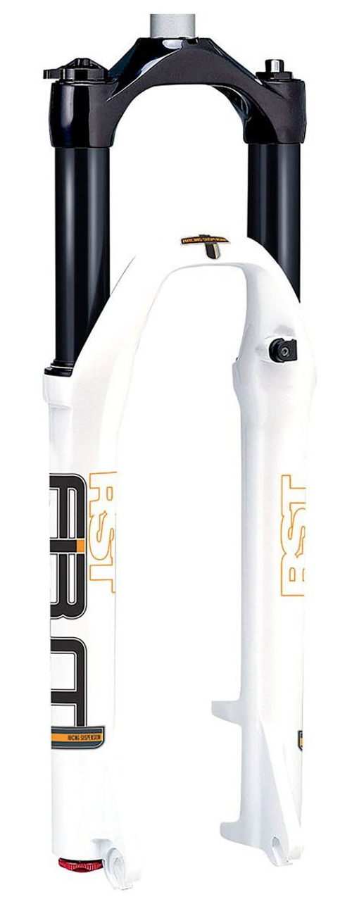Вилка амортизационная 26"х28,6 возд.-масл. рег. гидр. блок.+отскок 100мм D белая RST F1RST 26