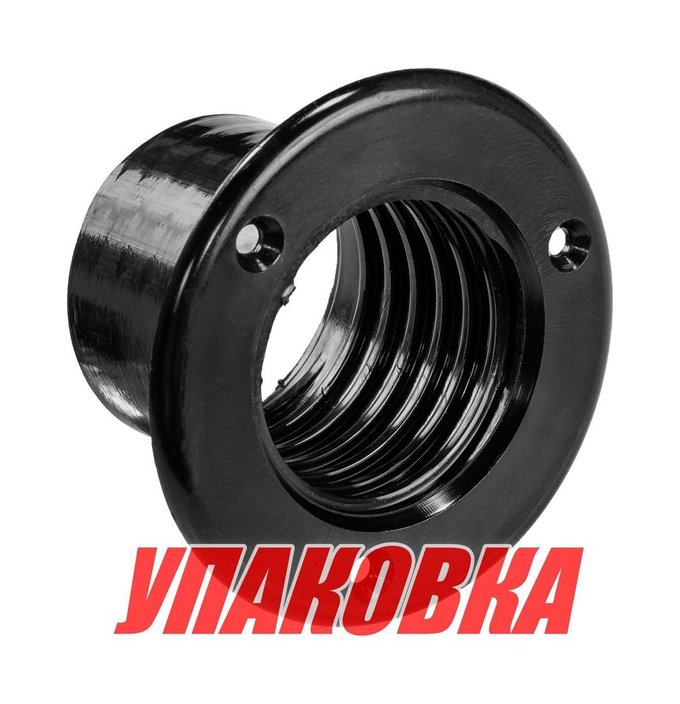 Горловина выхода канала, черная (упаковка из 50 шт.)