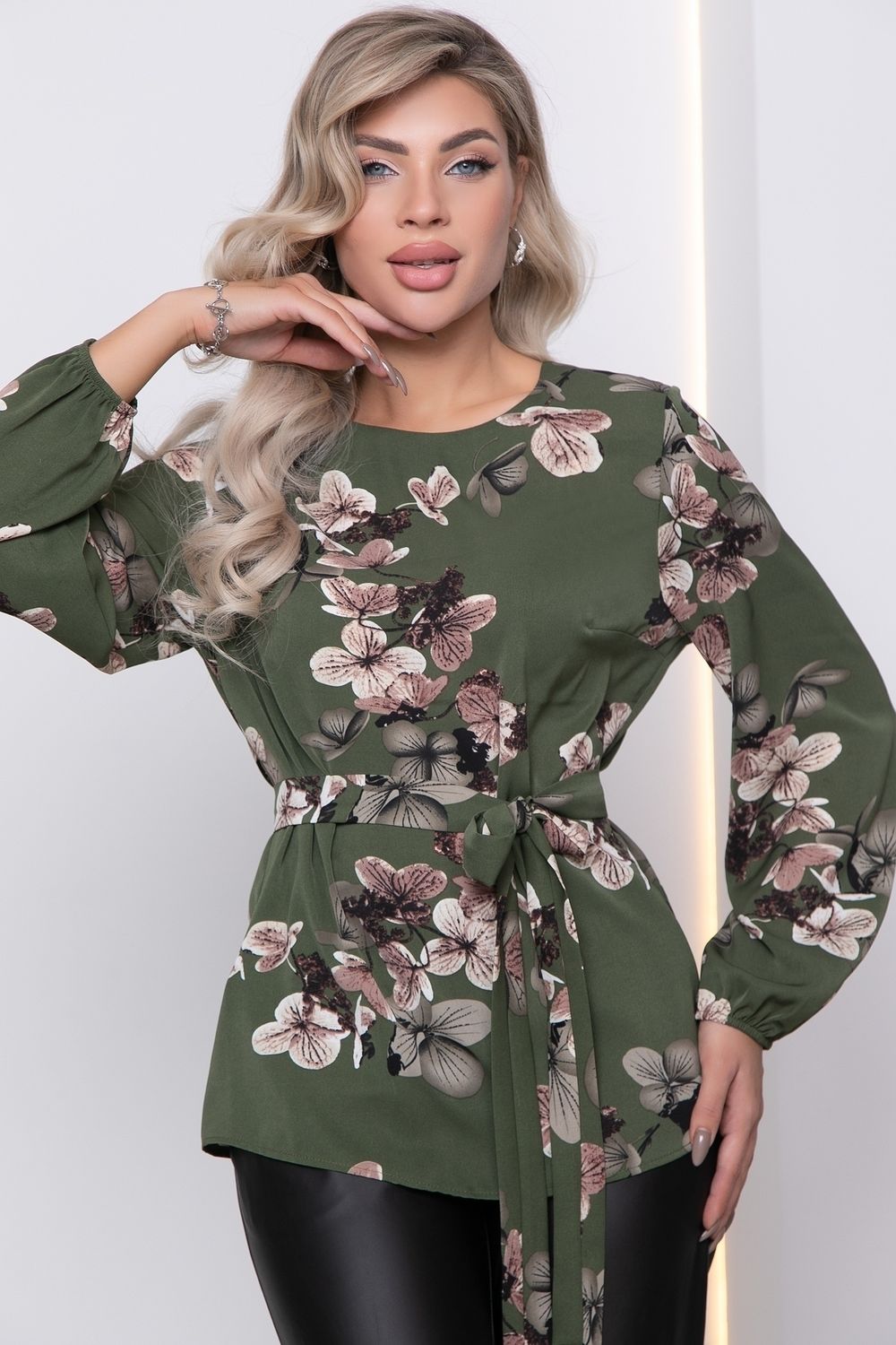 Блуза Виктория Флер (грин) Diolche (Акция)