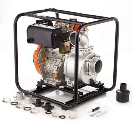 Мотопомпа дизельная для слабозагрязненной воды MERAN MPD401 100345502