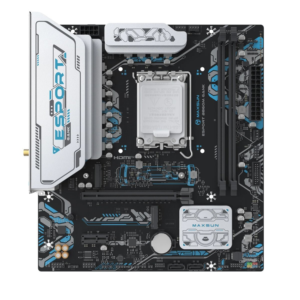 Материнская плата MAXSUN MS-eSport B860M GANK WIFI, LGA1851, DDR5, mATX