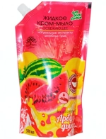 Мыло-крем ДЛЯ ВСЕЙ СЕМЬИ Арбуз и дыня Освежающее 500мл дой-пак