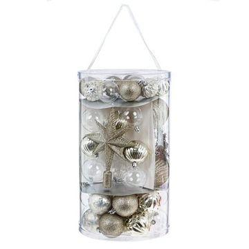 Набор из 56шт Украшение новогоднее "Шар" 807913, L21 W21