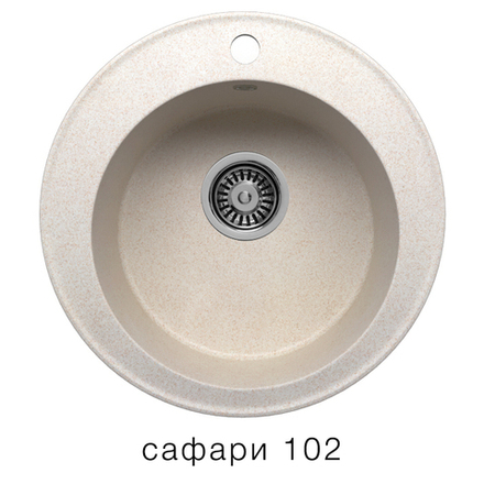 Кухонная мойка Tolero R-108 510мм Сафари №102