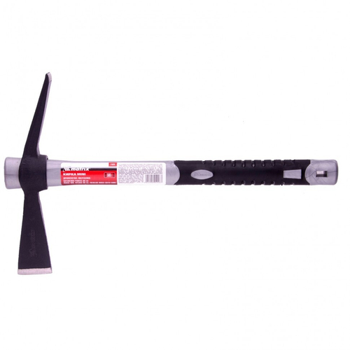 Кирка MINI, двухплоскостная, 500 г, фибергласовая обрезиненная рукоятка 385 мм Matrix, 21826