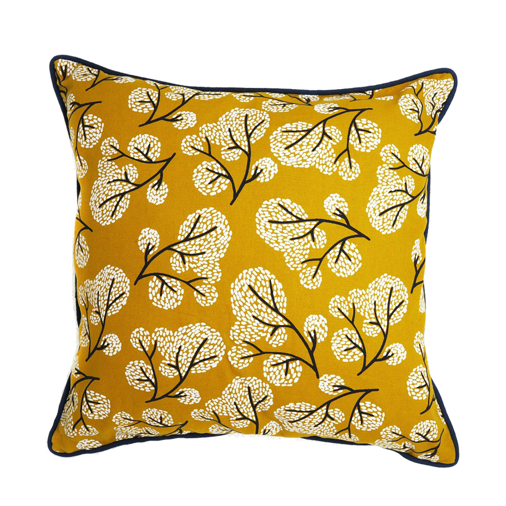 Чехол для подушки с принтом Сибирский цветок, вышивкой russian north, 45х4