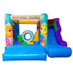 Коммерческий надувной батут «Подводный мир » 4*3,5*2,5 м