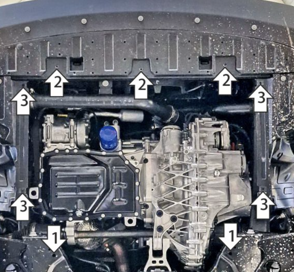 Защита для Dongfeng Mage (2025-) MOTODOR.78613